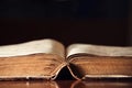 Old Open Bible Royalty Free Stock Photo