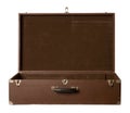 Old open suitcase Royalty Free Stock Photo