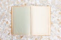 Old opened book Royalty Free Stock Photo