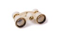 Old opera glasses. Vintage binoculars for the theater. Royalty Free Stock Photo