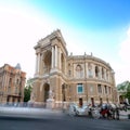 Old Opera Theatre Building in Odessa Ukraine night Royalty Free Stock Photo