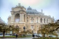 Old Opera Theatre Building in Odessa Ukraine night Royalty Free Stock Photo