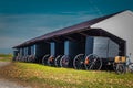 Old Order Amish Mennonite Buggy Shed Royalty Free Stock Photo