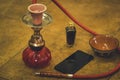 Old Oriental hookah-souvenir from the Middle East