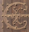 Old ornamental door Royalty Free Stock Photo
