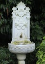 Old, ornate, embossed marble, ottoman fountain Royalty Free Stock Photo