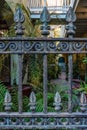 Old ornate fence in the French Quarter of New Orleans Royalty Free Stock Photo