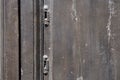 Old ornate wooden door with beautiful carvings Royalty Free Stock Photo