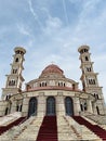Old Orthodox Cathedral , the main orthodox Church in Korca city . Royalty Free Stock Photo