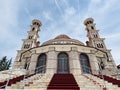 Old Orthodox Cathedral , the main orthodox Church in Korca city . Royalty Free Stock Photo