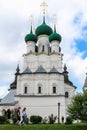 Russia, Rostov, July 2020. View of the Church of St. John the Evangelist in the city Kremlin.