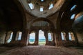 Old orthodox church ruins. Abandoned religionic building