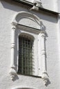 Old orthodox church window. Kremlin in Kolomna, Russia. Royalty Free Stock Photo