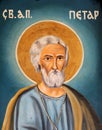 Old orthodox Icon of the apostle Saint Peter