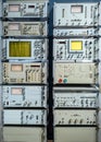 Old oscilloscope technical equipment