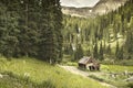 Old Ouray Colorado Mining Cabin