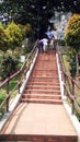 Old Outdoor Stone Staircase Royalty Free Stock Photo