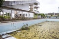 Old outdoor swimming pool Royalty Free Stock Photo