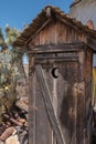 Old outhouse, Hackberry, Arizona Royalty Free Stock Photo