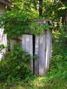 Old Outhouse and Ivy Royalty Free Stock Photo