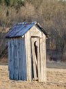 The Old Outhouse Royalty Free Stock Photo