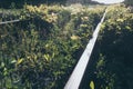 Old overgrown railway tracks in spring time Royalty Free Stock Photo