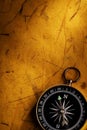 Old Page and Compass Royalty Free Stock Photo