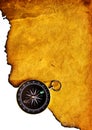 Old Page and Compass Royalty Free Stock Photo