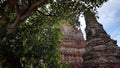 Old pagoda ,temple in Ayutthaya Historical Park. Wat Chai Watthanaram.