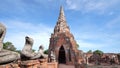 Old pagoda ,temple in Ayutthaya Historical Park. Wat Chai Watthanaram.