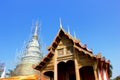 Old pagoda and temple in Chiang Mai, Thailand