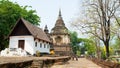 Old Pagoda at Wat Chet Yod, Seven pagoda temple in Chiang Mai, Thailand. Wat Chet Yod was site of Eighth World Buddhist council in