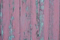 Wooden boards. Old peeling paint. Wooden door. Royalty Free Stock Photo