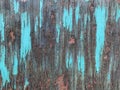 Old painted light blue wood surface Royalty Free Stock Photo