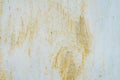 Old painted metal that started to rust. Background. Royalty Free Stock Photo