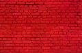 Old Painted Red brick wall Background Royalty Free Stock Photo