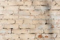 Old painted brick wall background and texture Royalty Free Stock Photo