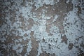 Grey Concrete Texture Old Wall With Peeling Paint, Scratches And Cracks Royalty Free Stock Photo