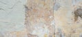 Old painted wall with peel stucco texture. Retro vintage worn wall background. Decayed cracked rough abstract wall Royalty Free Stock Photo