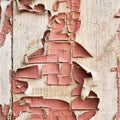 Old painted wooden plank Royalty Free Stock Photo