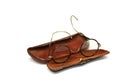 Old pair of glasses Royalty Free Stock Photo