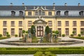 The old palace of Herrenhausen gardens Royalty Free Stock Photo