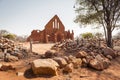 Old Palapye Church Botswana Royalty Free Stock Photo