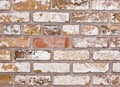 Old Pale Brick Wall