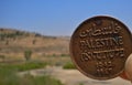 Old 1942 Palestinian Coin at would be Palestine border