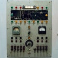 Old panel on an electronics hardware Royalty Free Stock Photo