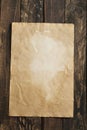 Old paper, brown wood texture Royalty Free Stock Photo