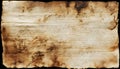 Old paper with burnt backgrounds document texture. Royalty Free Stock Photo