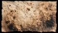 Old paper with burnt backgrounds document texture. Royalty Free Stock Photo