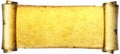 Old paper card, gold paper for writing, or background, illustration, scroll